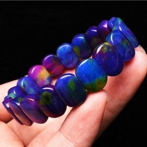 14x5.4x10.5mm Natural Colorful Sugilite South Africa Gemstone Beaded Bracelet